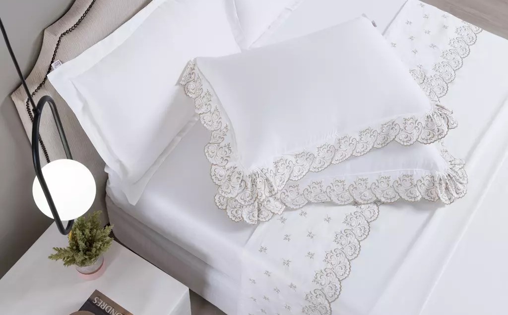 JOGO DE CAMA QUEEN ANDORRA 4 PEÇAS - 400 FIOS ACETINADOS foto adicional 1