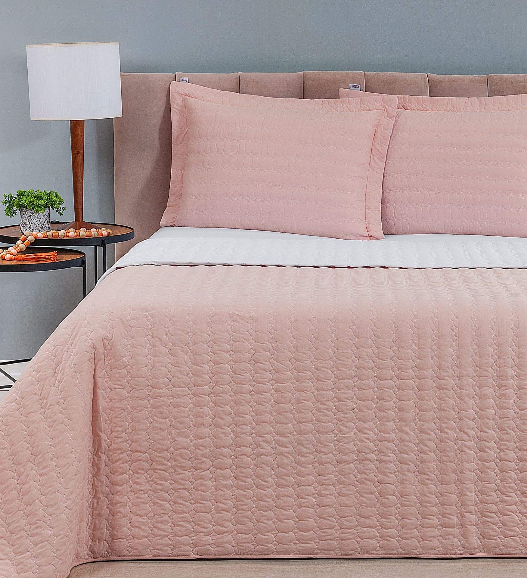 COBRE LEITO DUPLA FACE CASUAL QUEEN 03 PEÇAS - 230 FIOS -  100% Algodão foto adicional 1