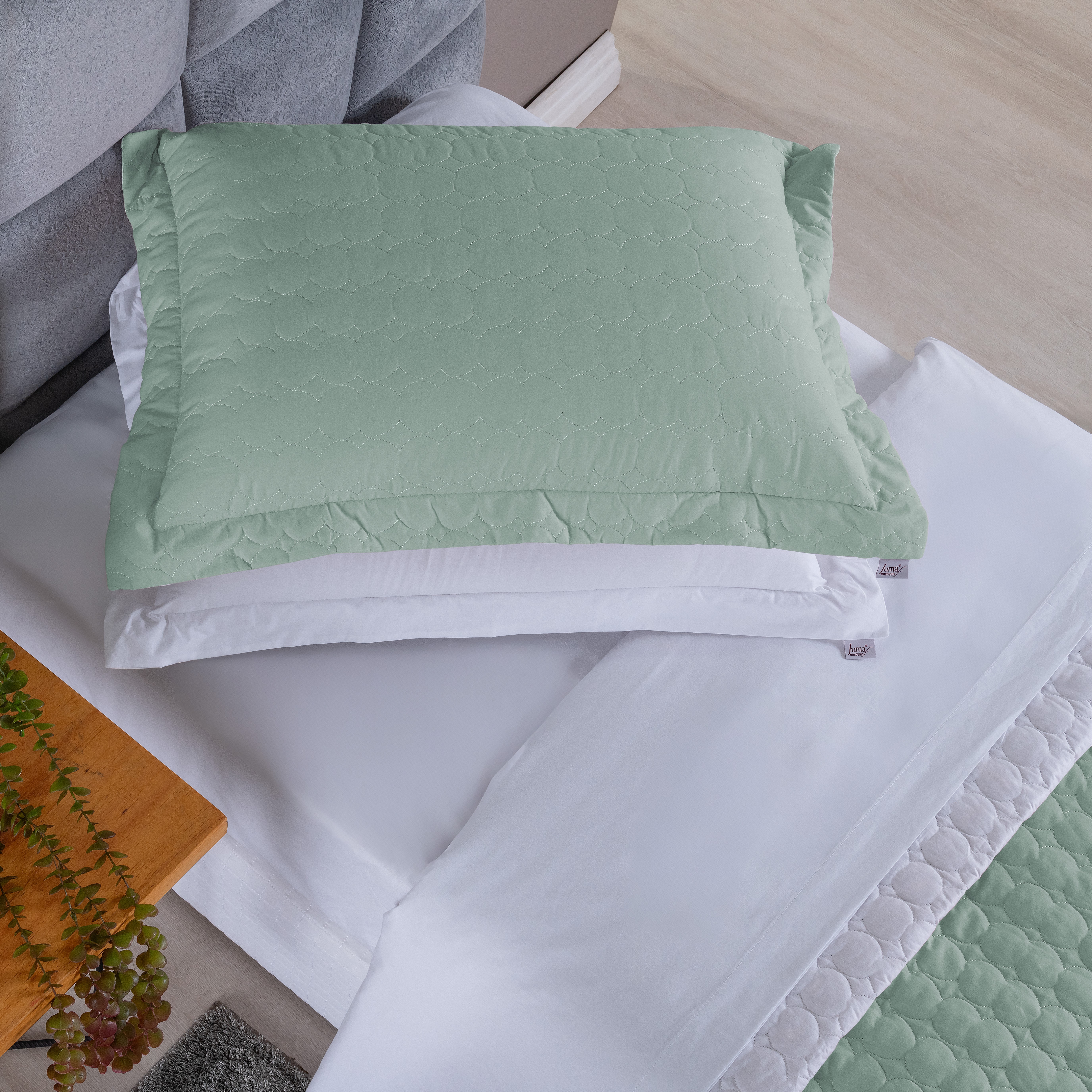 COBRE LEITO DUPLA FACE CASAL CASUAL 03 PEÇAS - 230 FIOS  - 100% Algodão foto adicional 10