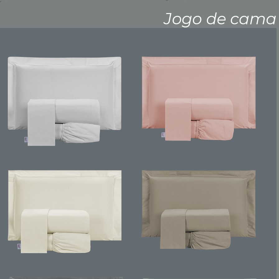 JOGO DE CAMA KING CASUAL 04 PEÇAS - 230 FIOS - PURO ALGODÃO foto adicional 9