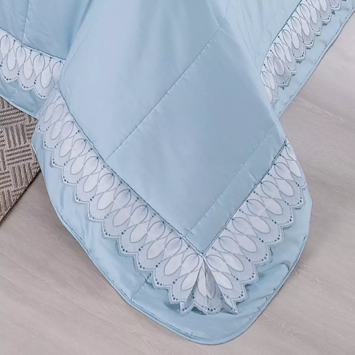 COBRE LEITO QUEEN ROYALE 3 PEÇAS - 400 FIOS -  ALGODÃO foto adicional 1