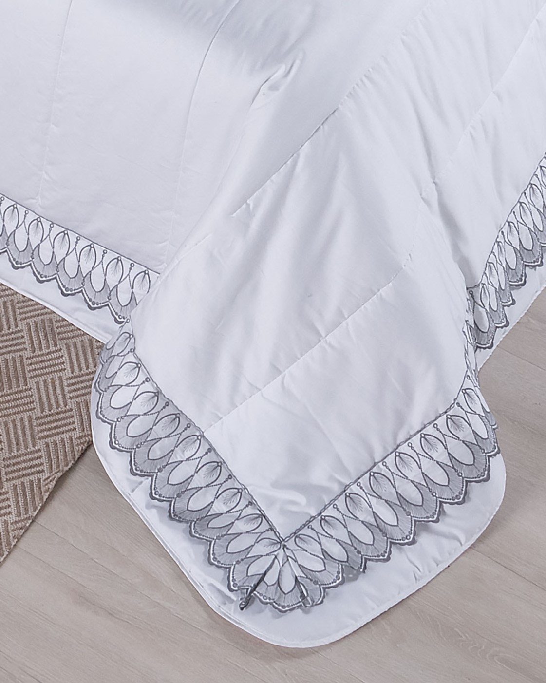 COBRE LEITO KING ROYALE 3 PEÇAS - 400 FIOS - ALGODÃO foto adicional 8