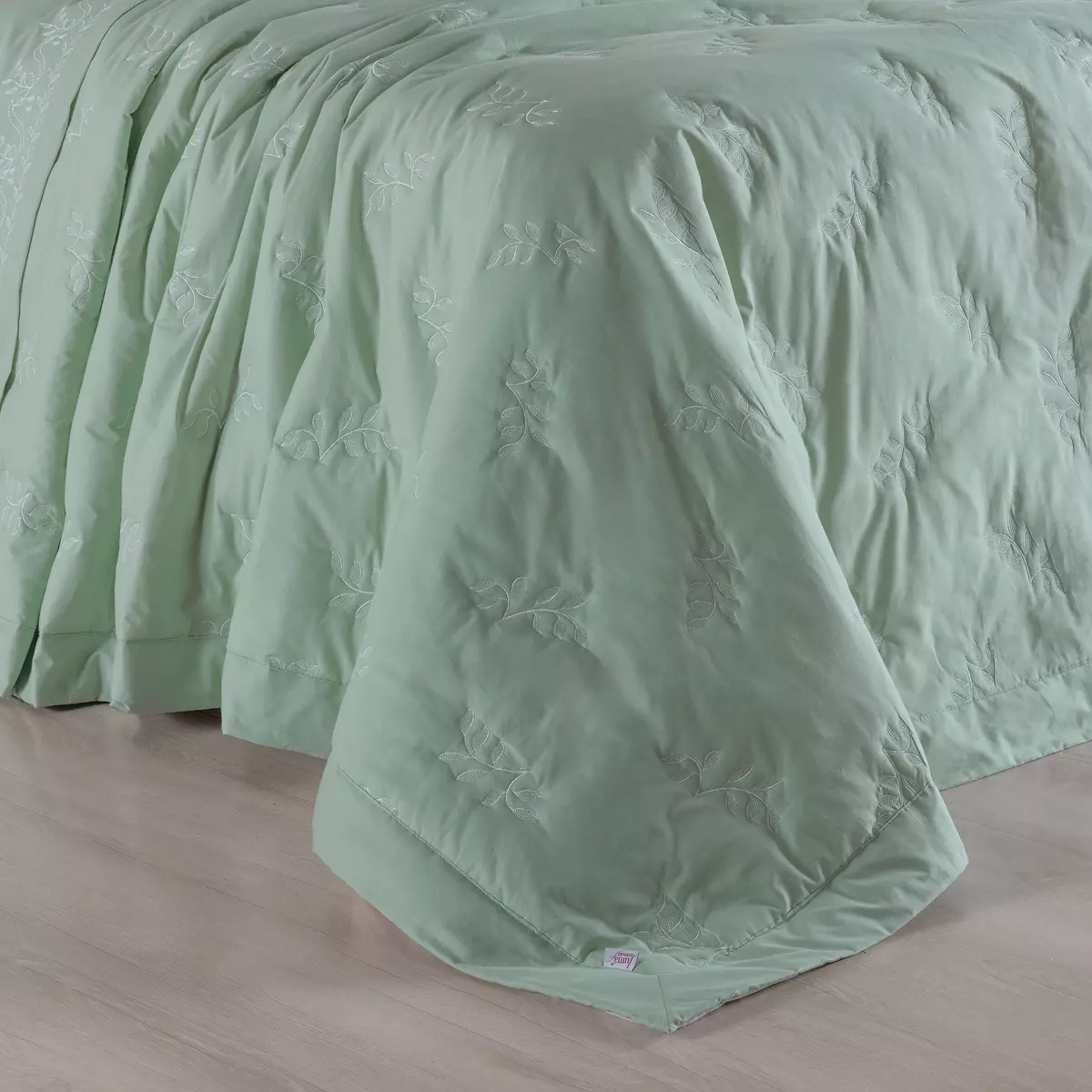 COBRE LEITO KING BORDADO GARDEN  3 PEÇAS - 230 FIOS - MEDIDA DE SUPER KING foto adicional 4