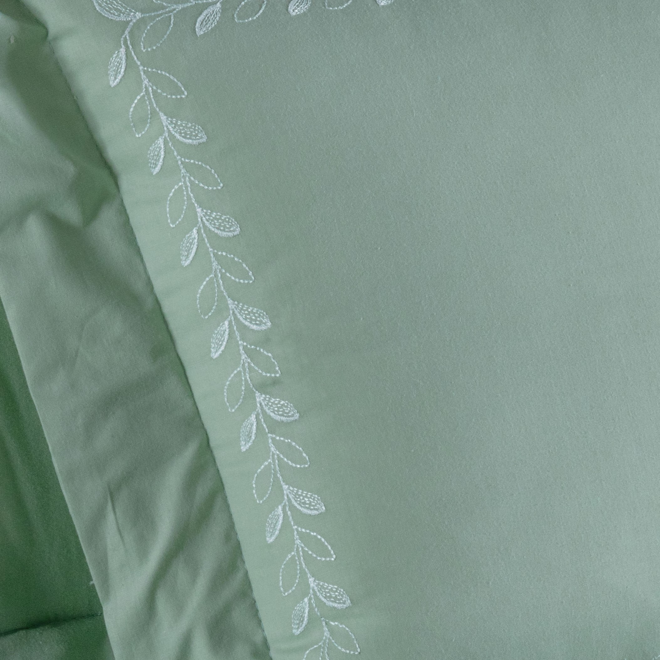 ALMOFADA BORDADA GARDEN CAPA E REFIL  RETANGULAR 2 PEÇAS - 230 FIOS -PURO ALGODÃO foto adicional 5