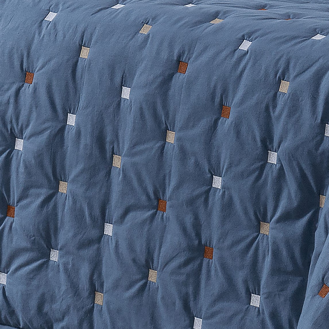 COBRE LEITO SOLTEIRO ESTILO 02 PEÇAS - PERCAL 230 FIOS - BORDADO foto adicional 2