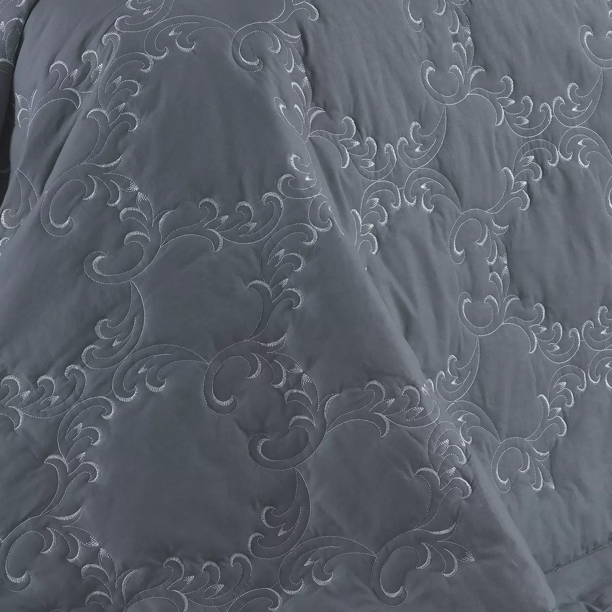 COBRE LEITO KING BORDADO SELECT 3 PEÇAS - 230 FIOS foto adicional 6