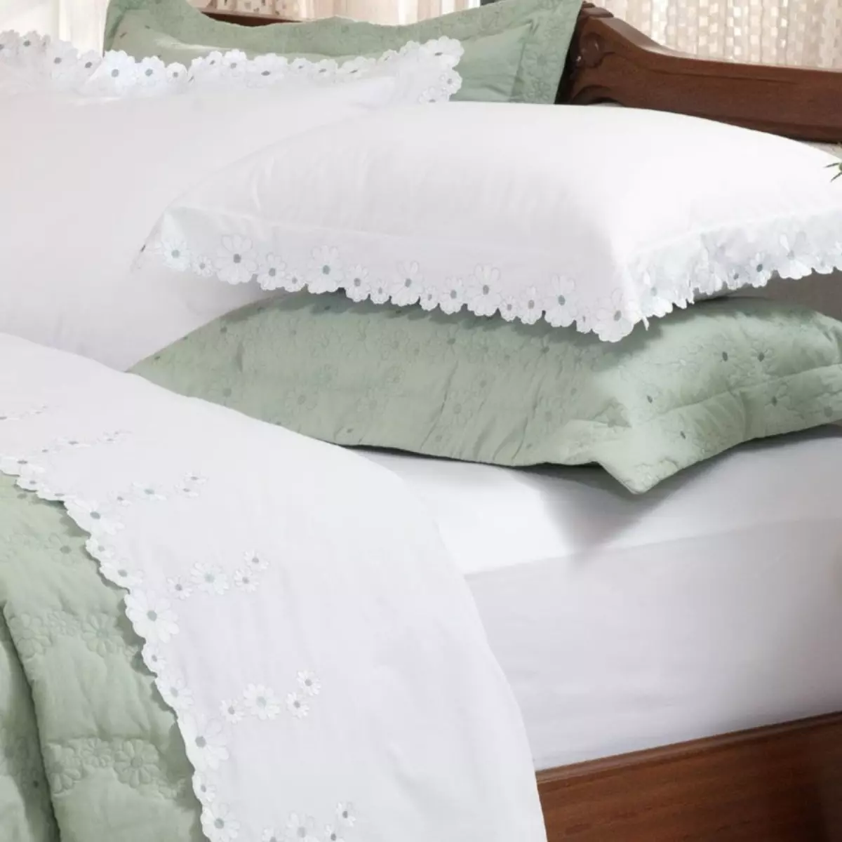 JOGO DE CAMA QUEEN NUANCE 04 PEÇAS  - PERCAL 250 FIOS foto adicional 1