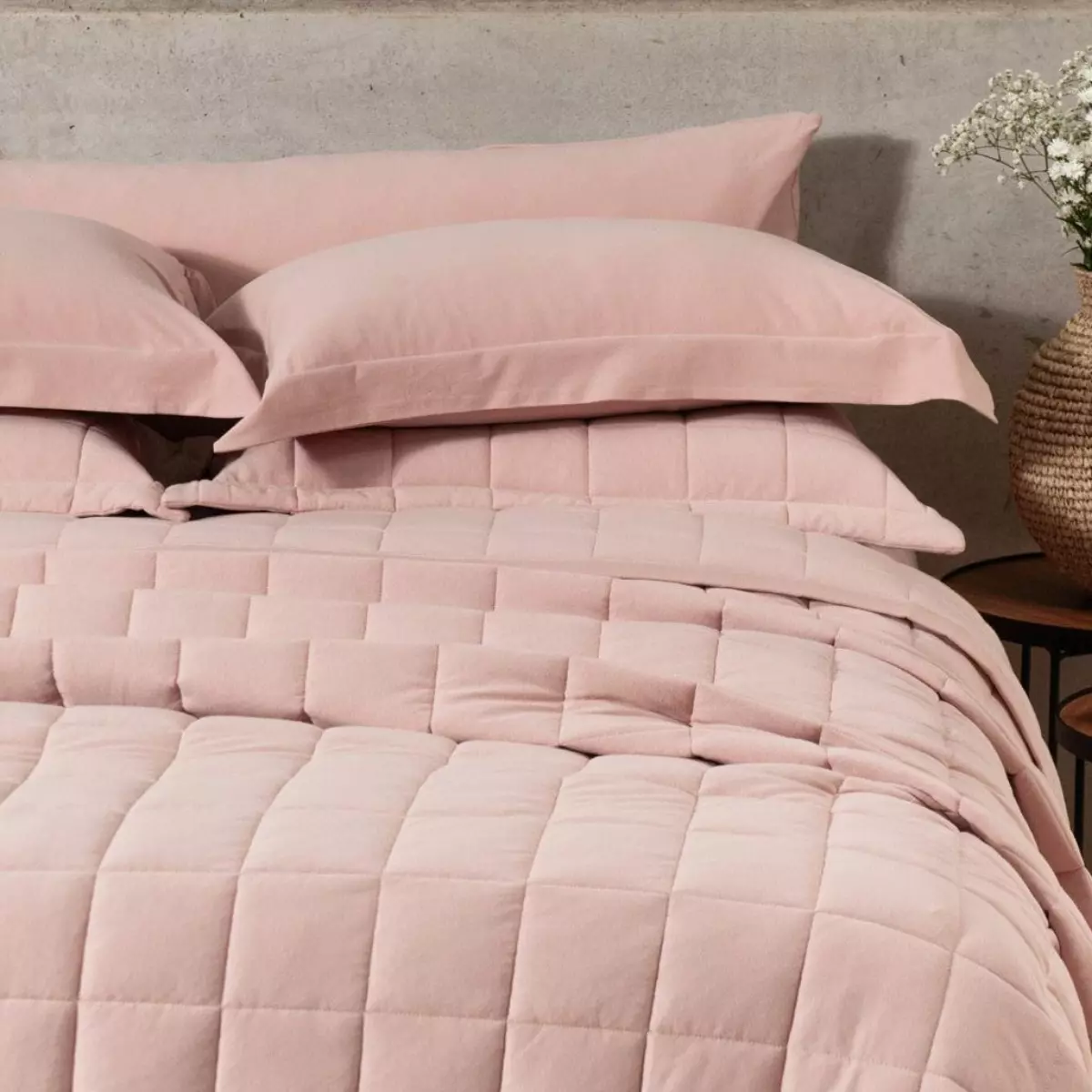 COBRE LEITO QUEEN ACLARAR 3 PEÇAS - FIO EGÍPCIO - MALHA  foto adicional 4