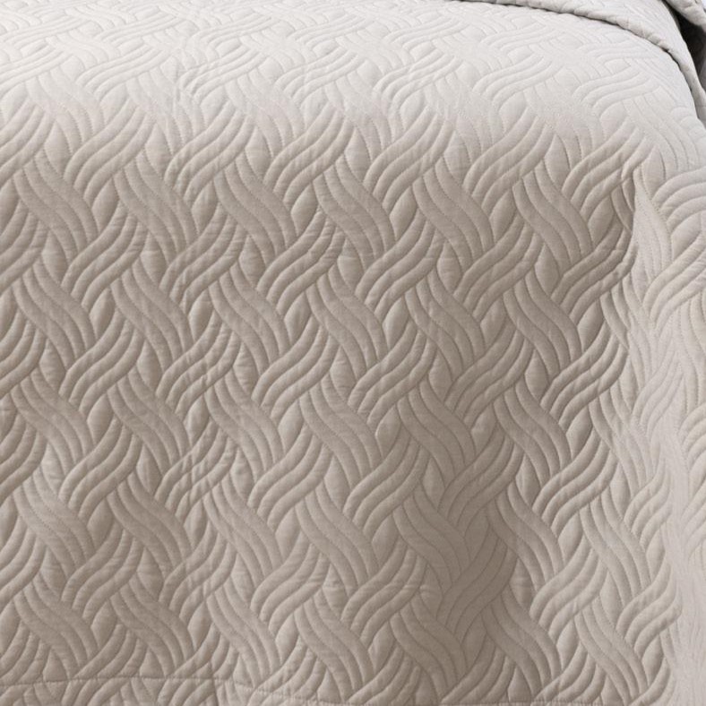 COBRE LEITO QUEEN BELINE 3 PEÇAS -  TECIDO CHAMBRAY foto adicional 2