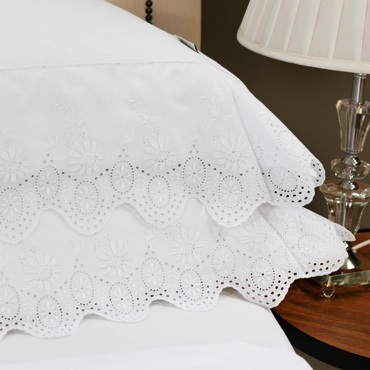 JOGO DE CAMA BORDADO KING ELEGANZA  4 PEÇAS foto adicional 4