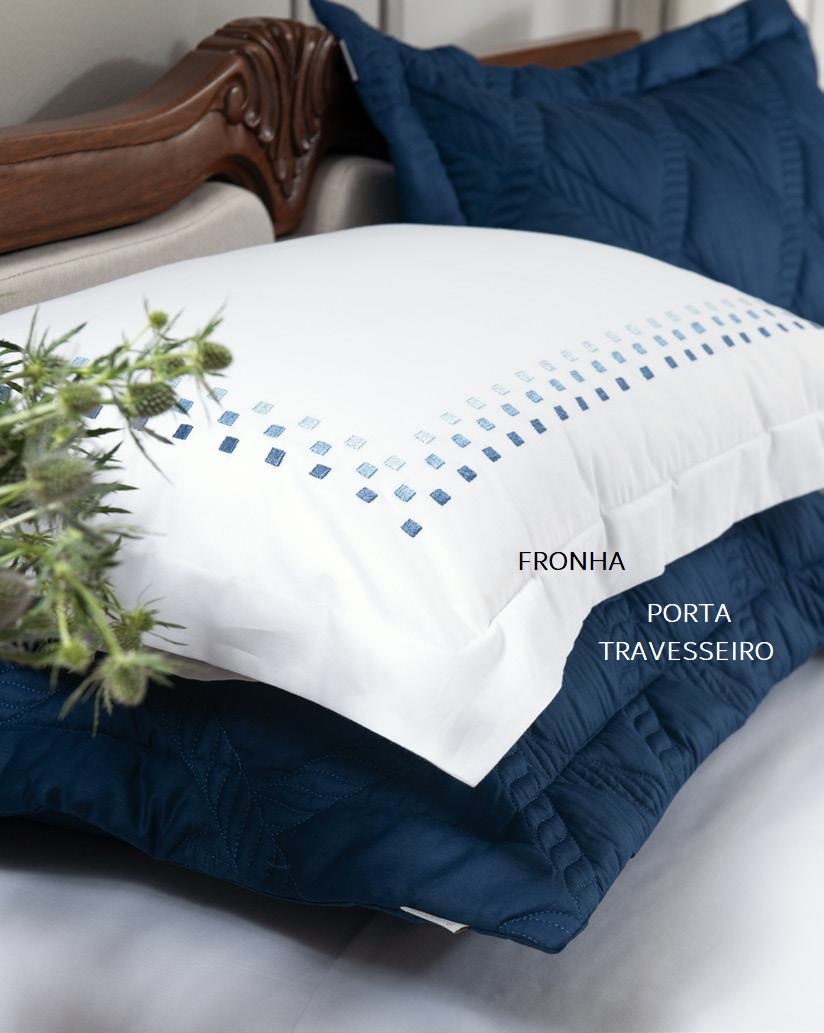 JOGO DE CAMA KING LUMI  4 PEÇAS - BORDADO foto adicional 2