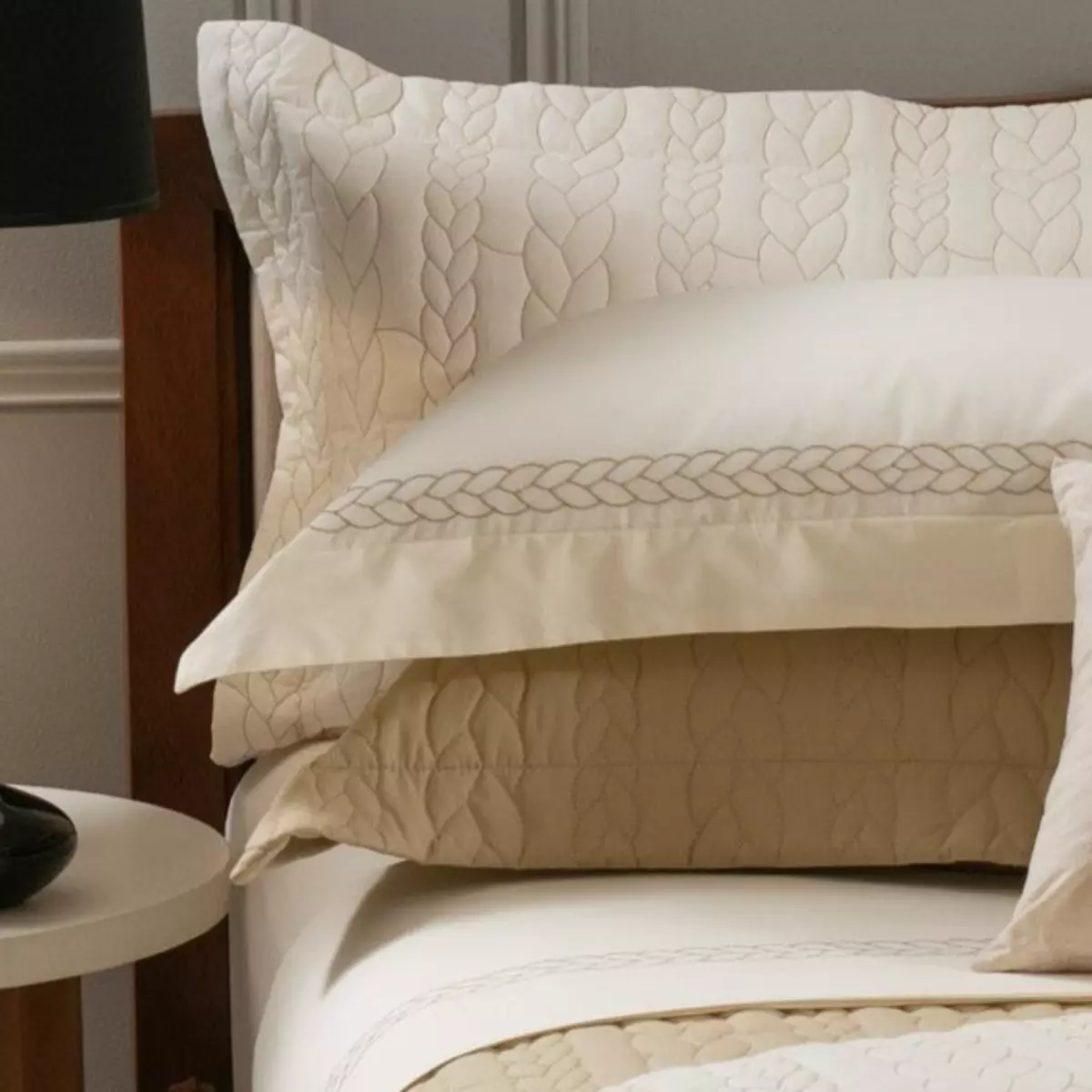 COBRE LEITO SUPER KING TRESSER 3 PEÇAS - BORDADO foto adicional 1