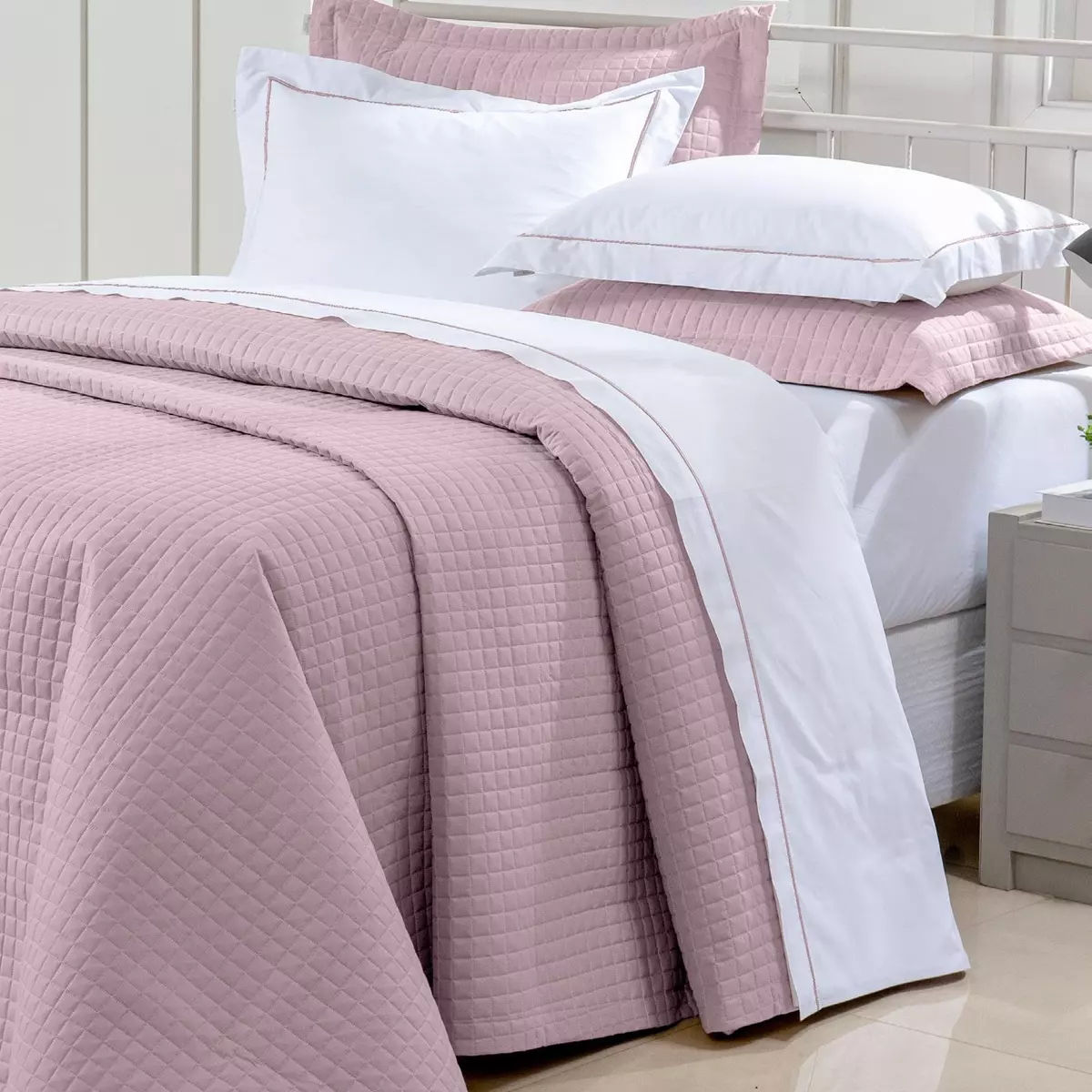 COBRE LEITO KING PRÁTIC 3 PEÇAS- DUPLA FACE- 250 FIOS -ALGODÃO foto adicional 6