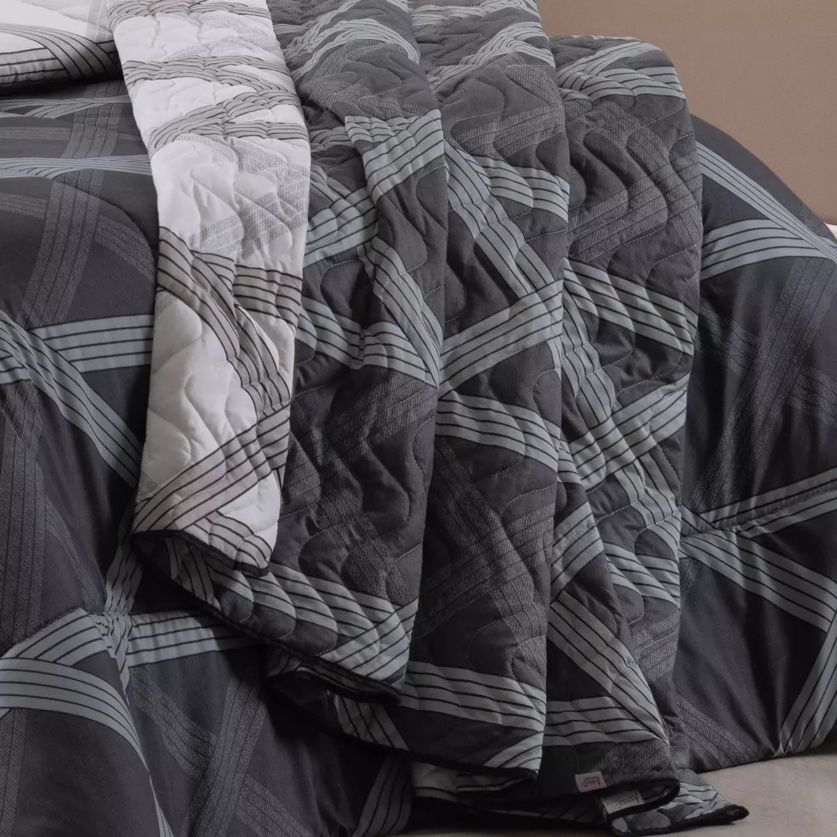 COBRE LEITO QUEEN GOLD 03 PEÇAS -  200 FIOS HIPERCAL - 06 ESTAMPAS  foto adicional 7