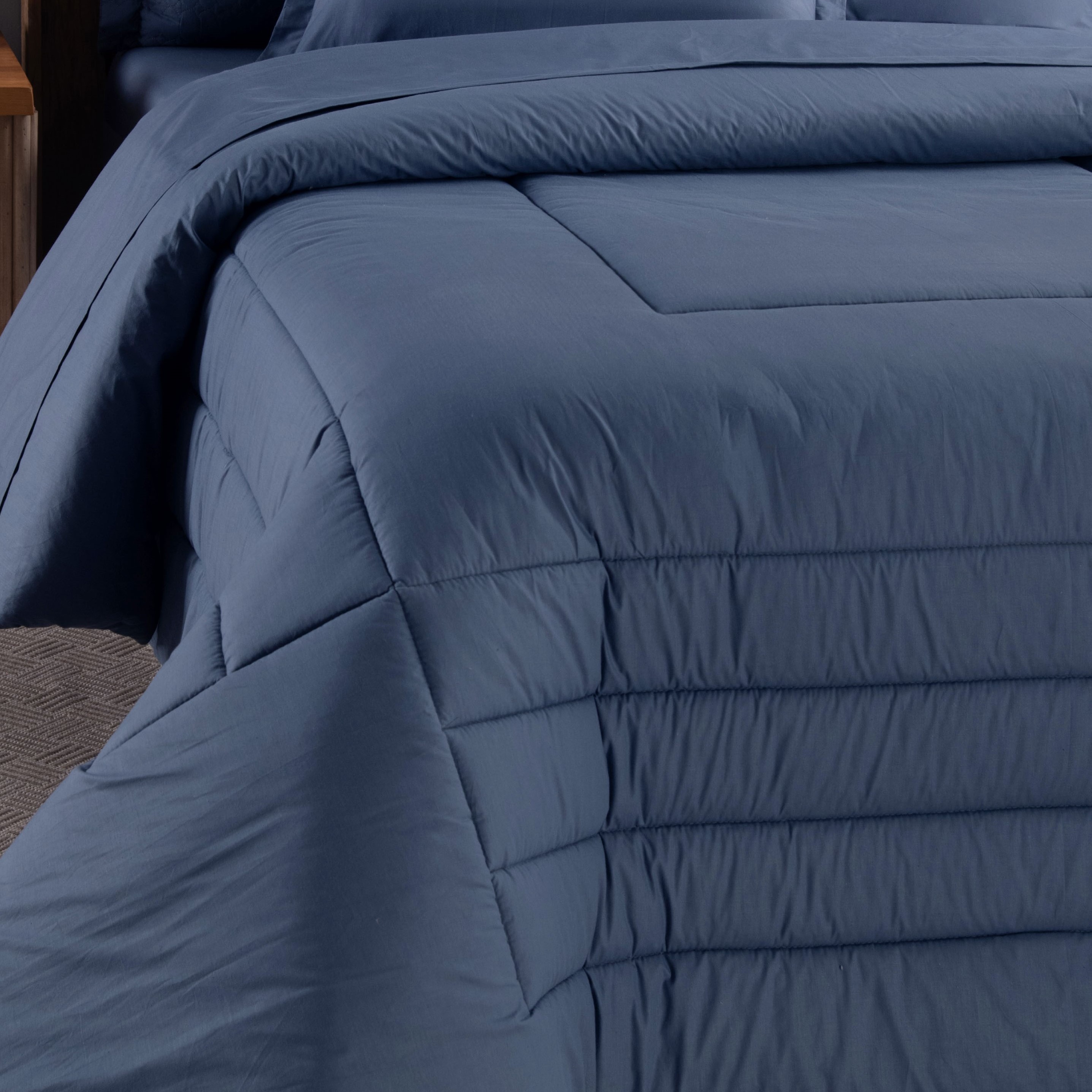 EDREDOM QUEEN CASUAL 1 PEÇA -  PERCAL 230 FIOS 100% ALGODÃO - DUPLA FACE  foto adicional 3