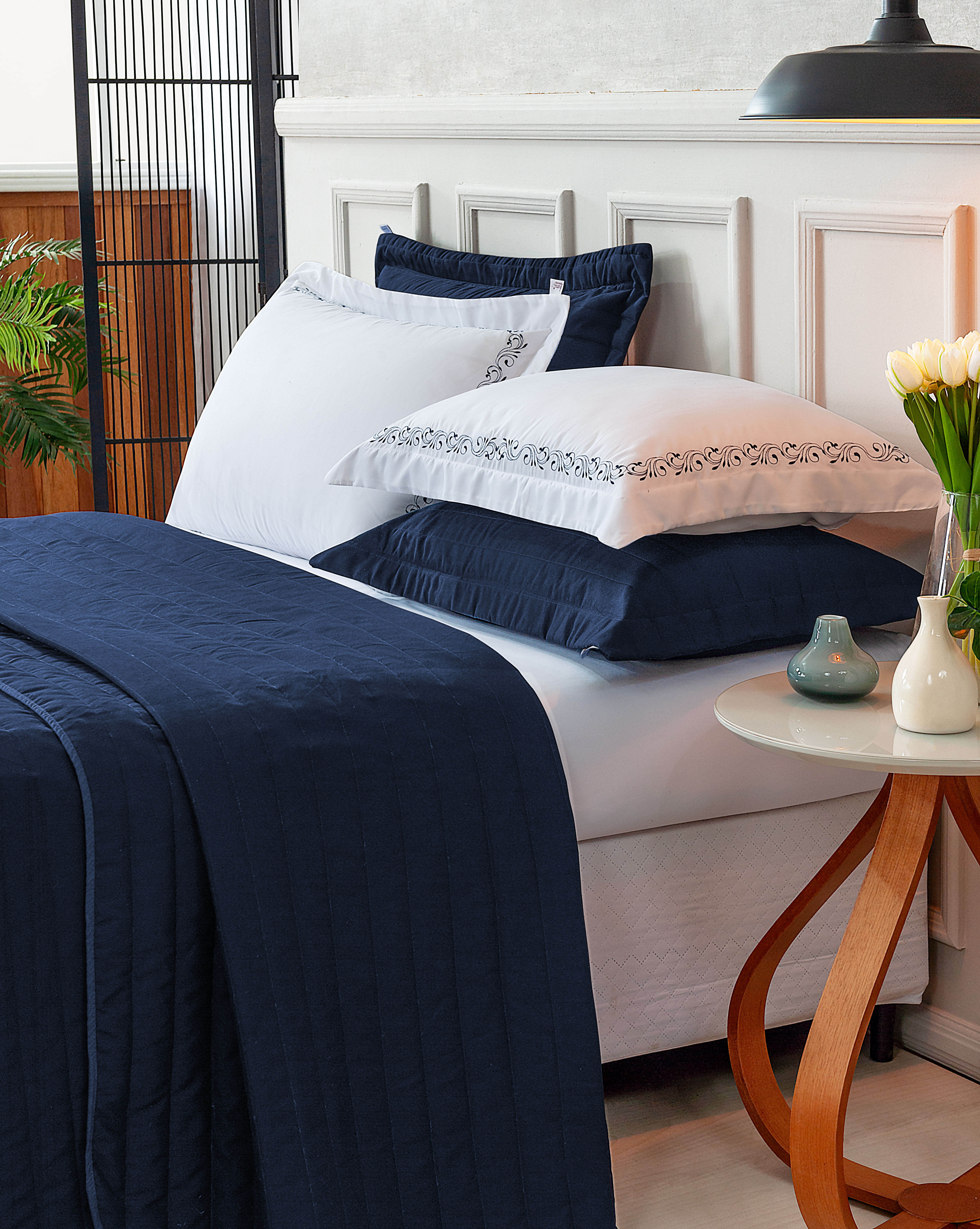 KIT ENXOVAL QUEEN VERSÁTILE DUO 06 PEÇAS - MATELASSADO E BORDADO - 4 CORES DISPONÍVEIS foto adicional 17