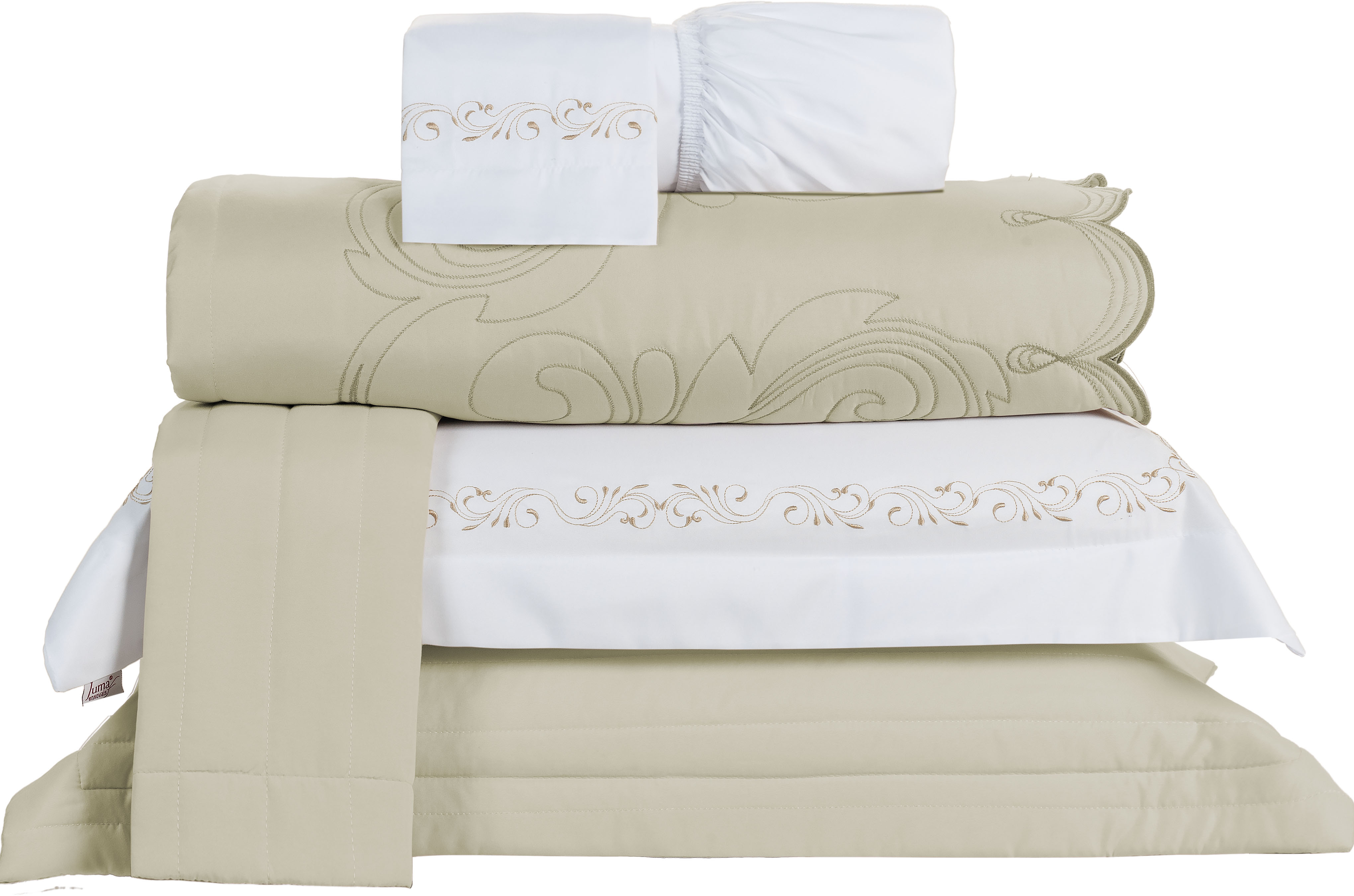 KIT ENXOVAL QUEEN VERSÁTILE DUO 06 PEÇAS - MATELASSADO E BORDADO - 4 CORES DISPONÍVEIS foto adicional 25