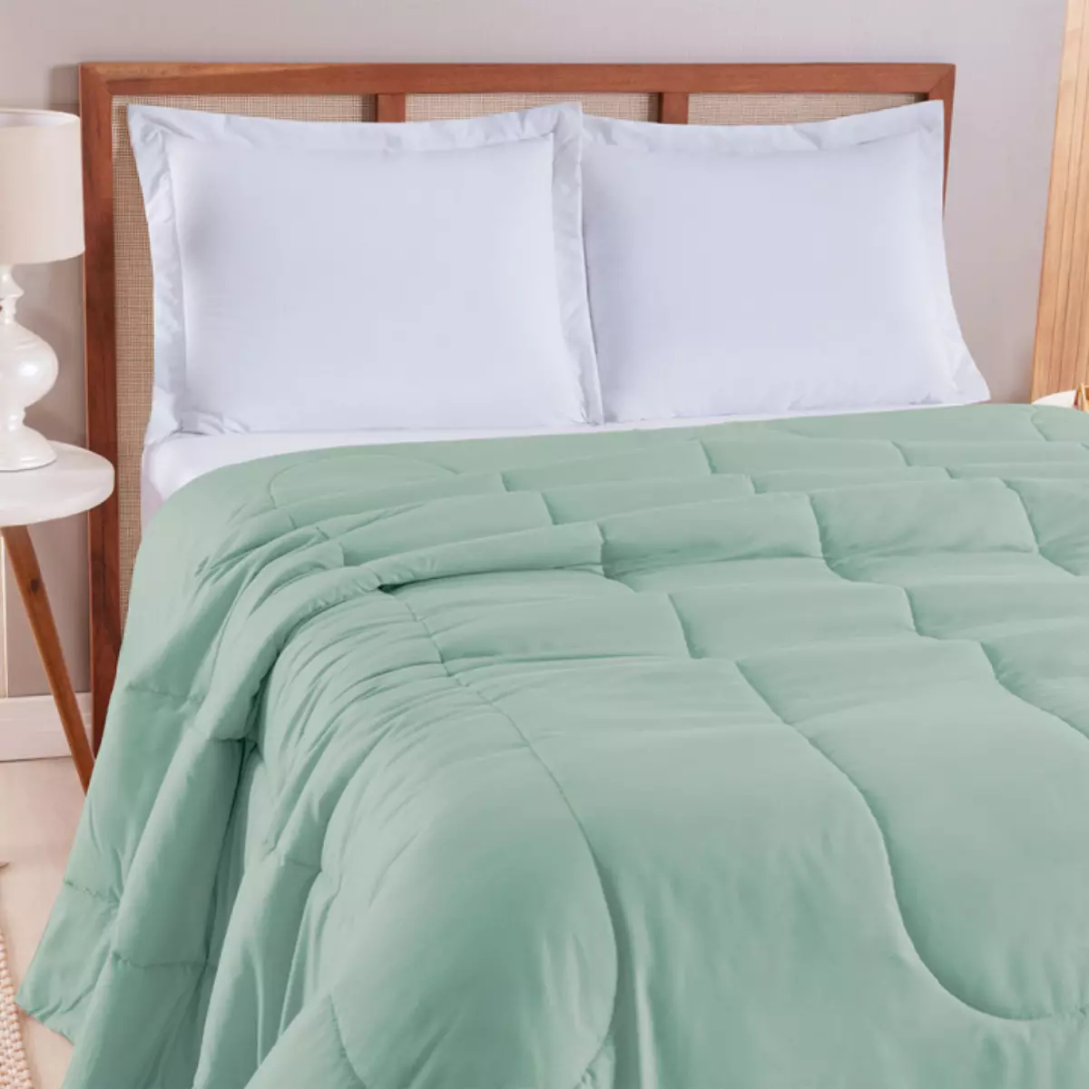 EDREDOM AVULSO CASAL CRIARTE  DUPLA FACE 200 FIOS HIPERCAL  foto adicional 3