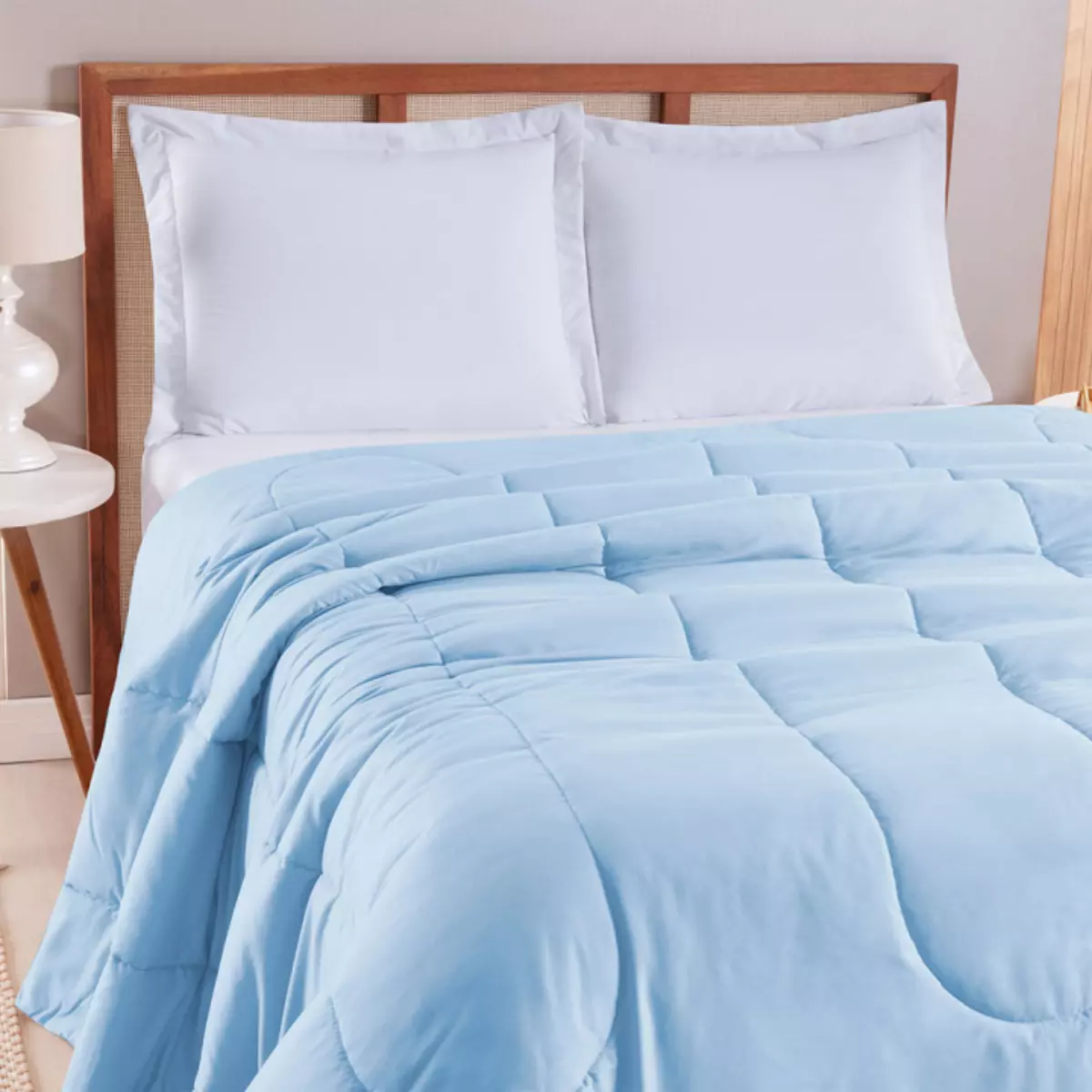 EDREDOM AVULSO QUEEN CRIARTE  DUPLA FACE 200 FIOS HIPERCAL  foto adicional 4