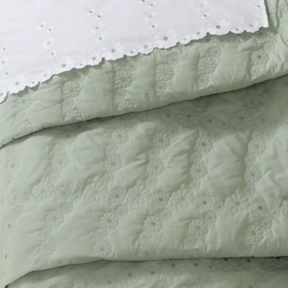 COBRE LEITO SOLTEIRO NUANCE 02 PEÇAS - PERCAL 250 FIOS - BORDADO foto adicional 7