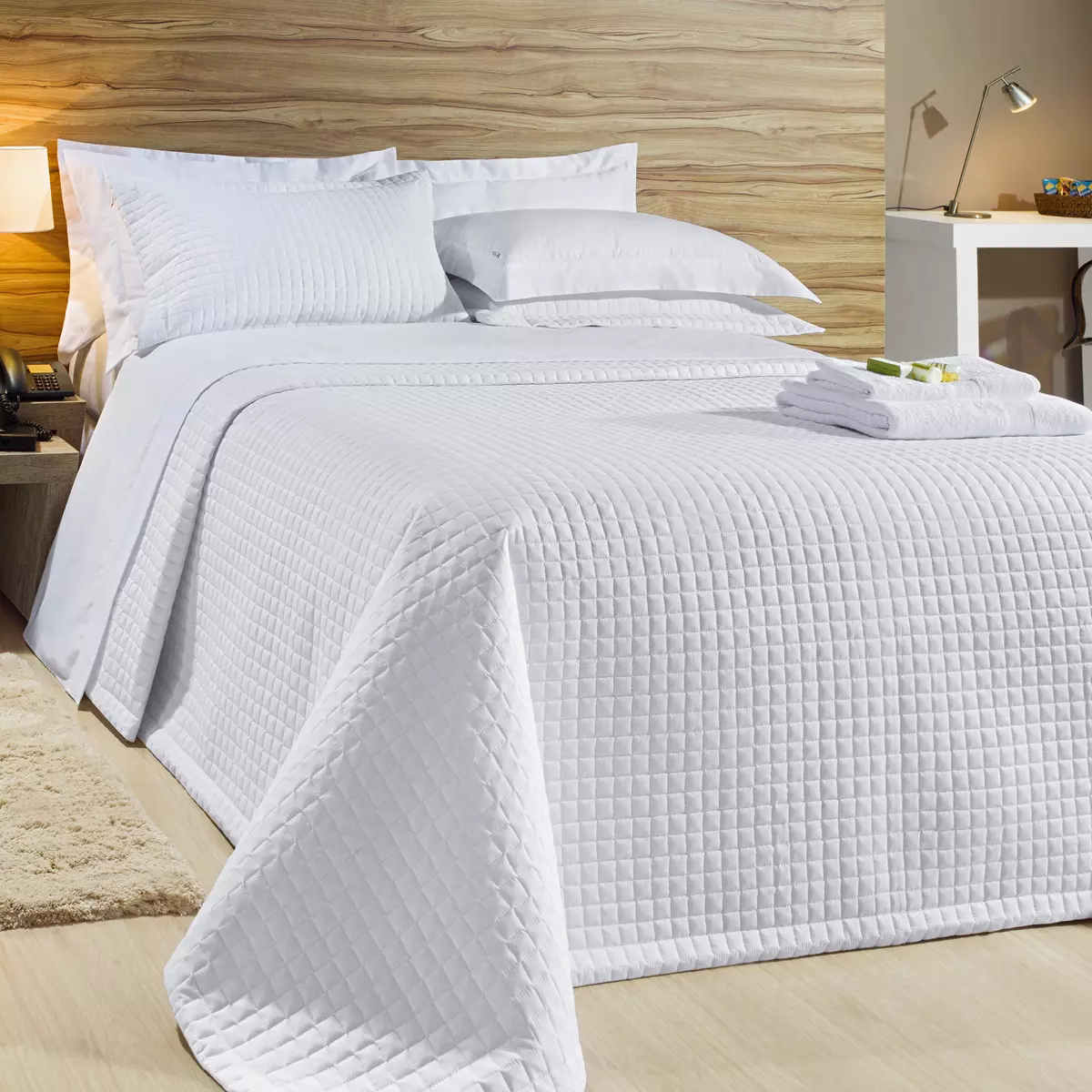 COBRE LEITO SOLTEIRO PRÁTIC 2 PEÇAS  -  DUPLA FACE- 250 FIOS - ALGODÃO foto adicional 6