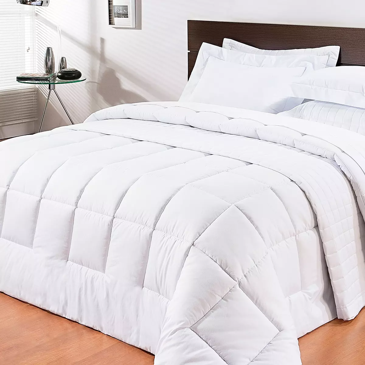 EDREDOM SUPER KING PRÁTIC 1 PEÇA - PERCAL 200 FIOS DUPLA FACE foto adicional 6