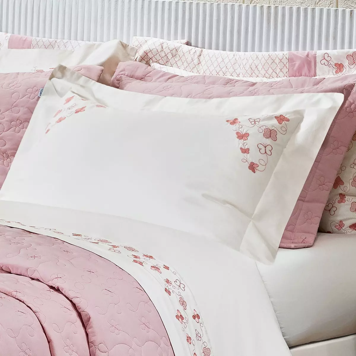 JOGO DE CAMA QUEEN AMALF 04 PEÇAS -  PERCAL 200 FIOS foto adicional 3