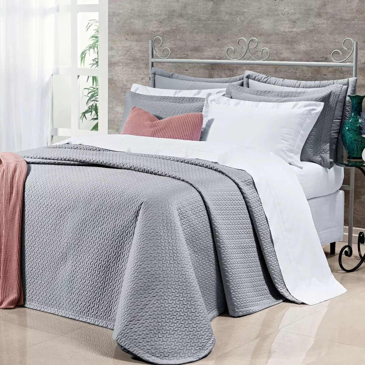 COBRE LEITO QUEEN ASPEN 3 PECAS - 400 FIO EGÍPCIOS foto adicional 4