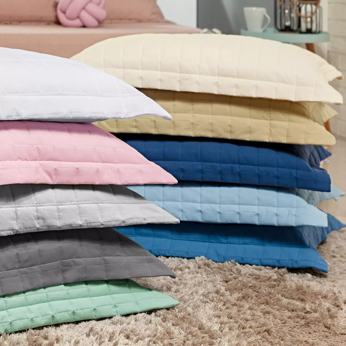 COLCHA SOLTEIRO SLEEP ZAPT ZUM 2 PEÇAS -  PERCAL 200 FIOS - 11 CORES foto adicional 2