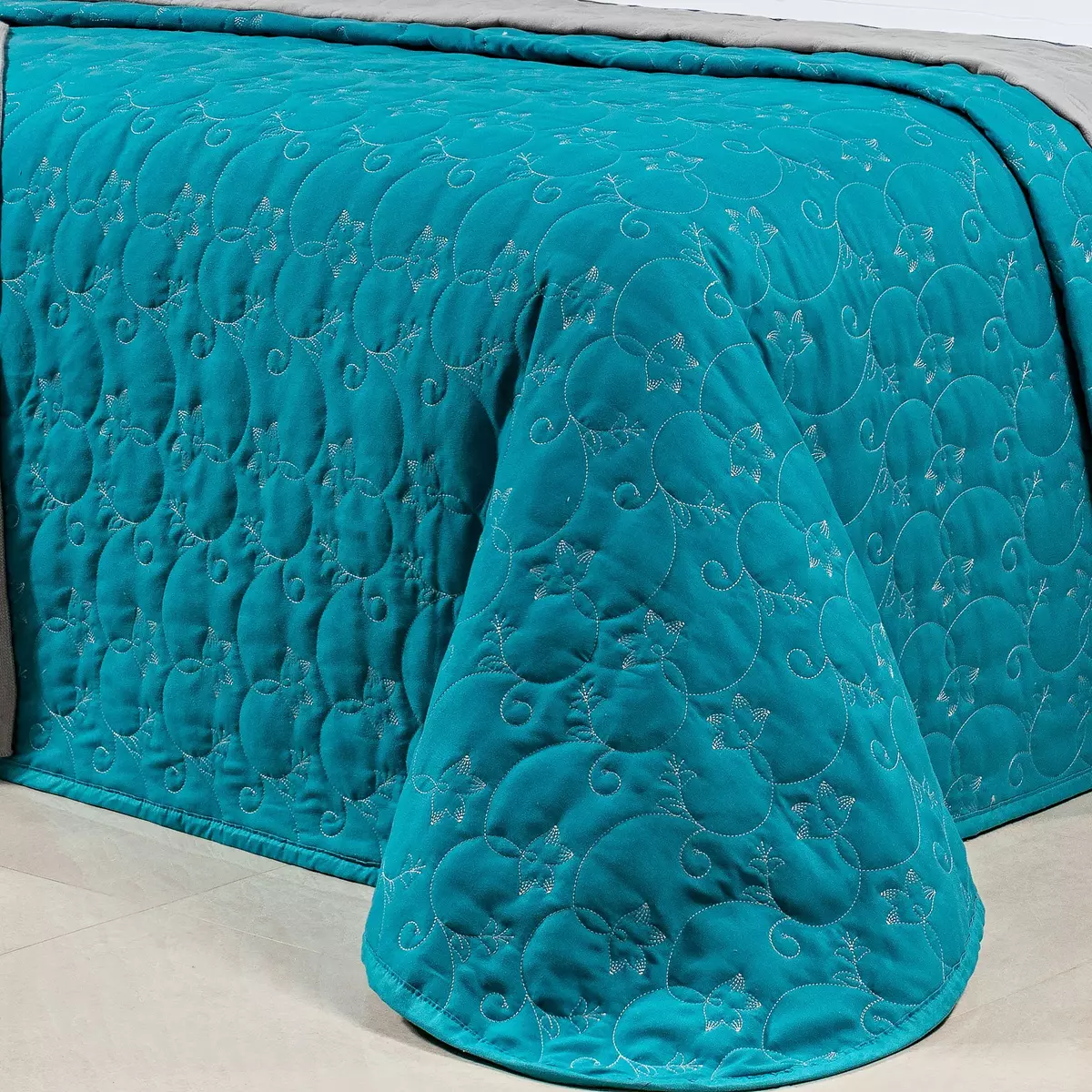 COBRE LEITO KING BOUTI 400 FIOS MICRO PERCAL - 3 PECAS foto adicional 5