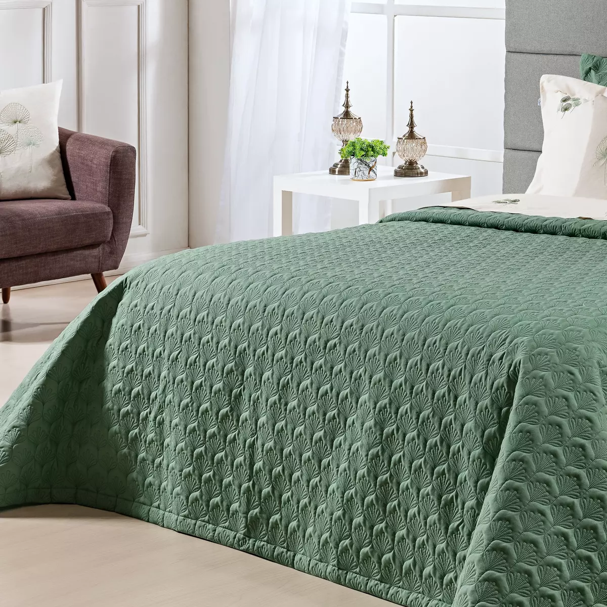 COBRE LEITO SUPER KING SURI 200 FIOS MICRO PERCAL PELETIZADO 3 PECAS foto adicional 2