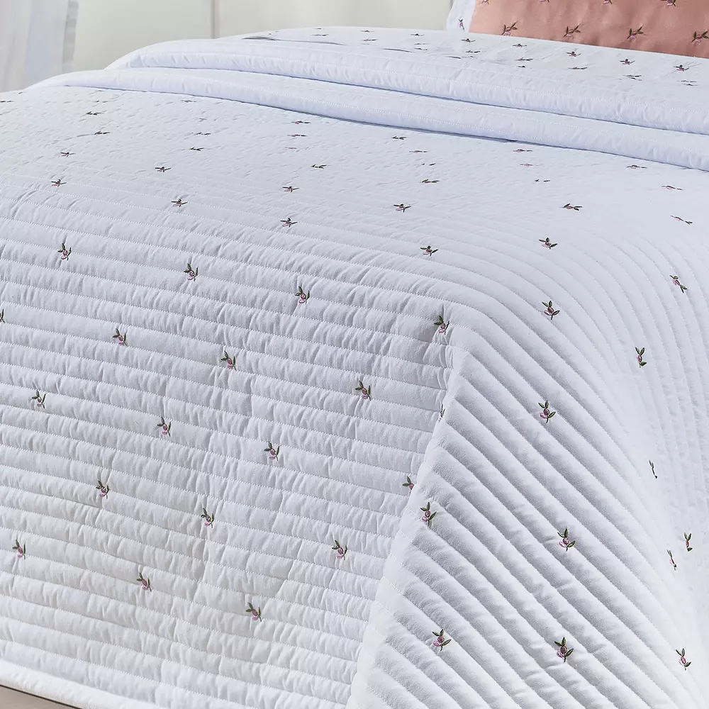 COBRE LEITO KING IPANEMA 400 FIOS MICRO PERCAL PELETIZADO 3 PEÇAS foto adicional 5