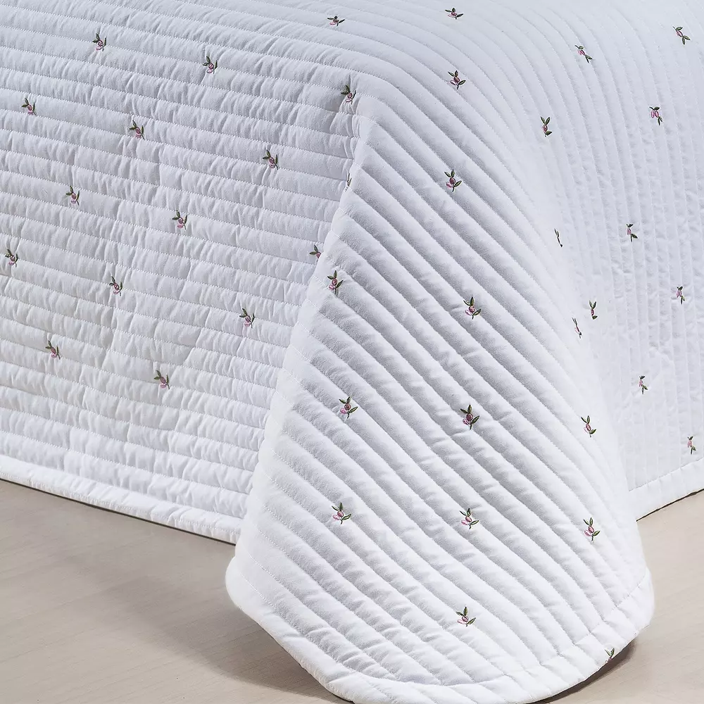 COBRE LEITO KING IPANEMA 400 FIOS MICRO PERCAL PELETIZADO 3 PEÇAS foto adicional 7