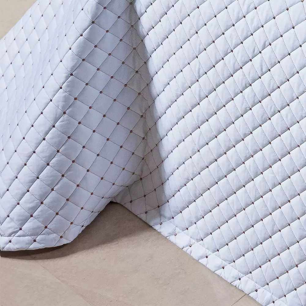 COBRE LEITO KING MILAN  3 PEÇAS - 400 FIOS EGÍPCIOS  foto adicional 5