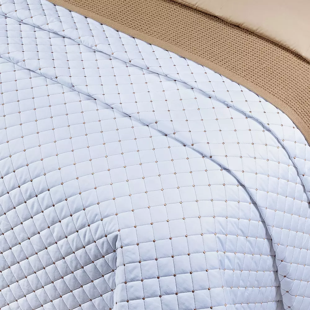 COBRE LEITO SOLTEIRO KING MILAN  2 PEÇAS - 400 FIOS EGIPCIO  foto adicional 1