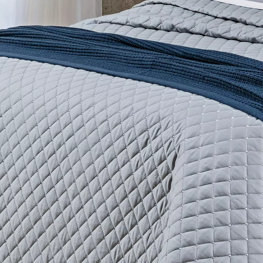 COBRE LEITO SOLTEIRO KING MILAN  2 PEÇAS - 400 FIOS EGIPCIO  foto adicional 7