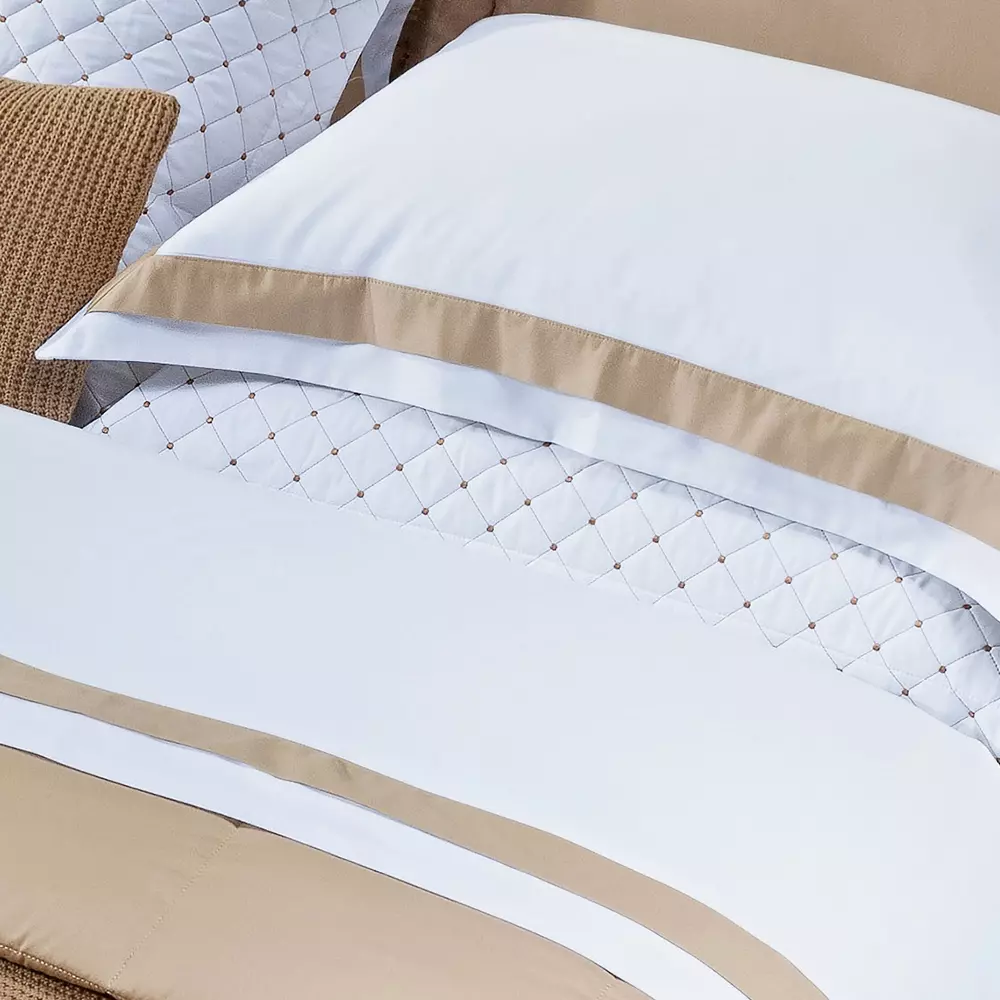 JOGO DE CAMA QUEEN MILAN 04 PEÇAS - 400 FIOS EGIPCIOS  foto adicional 7