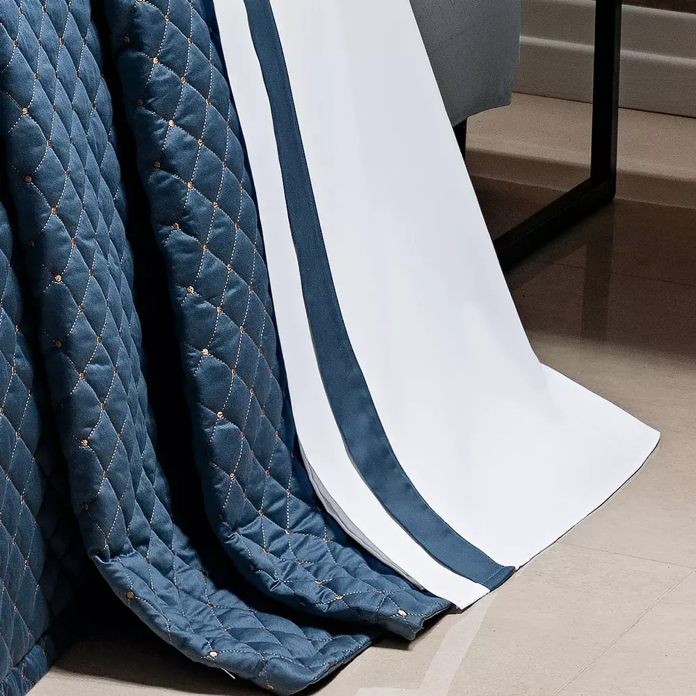 JOGO DE CAMA SOLTEIRO KING MILAN 03 PEÇAS - 400 FIOS EGIPCIOS  foto adicional 5