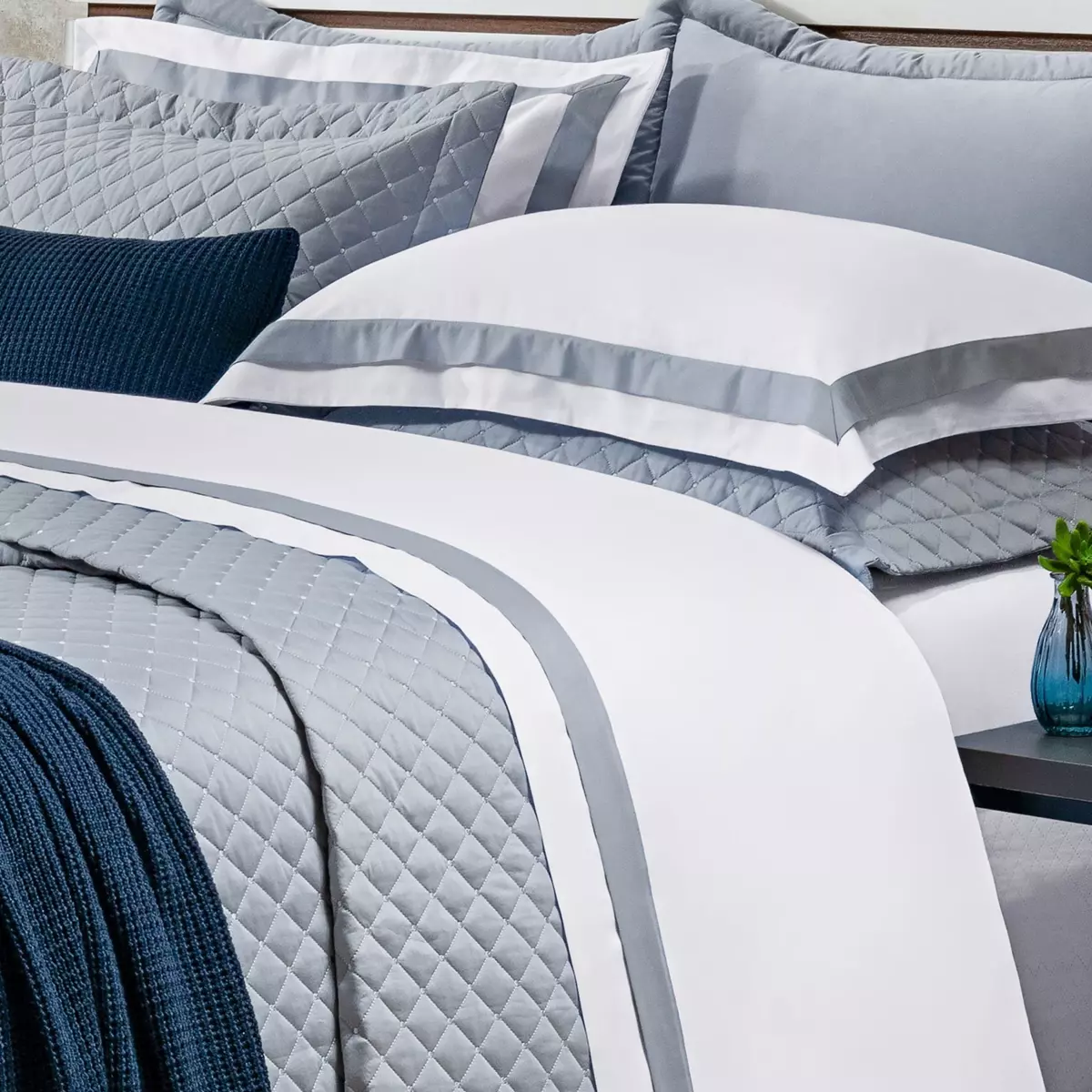 JOGO DE CAMA SOLTEIRO KING MILAN 03 PEÇAS - 400 FIOS EGIPCIOS  foto adicional 6