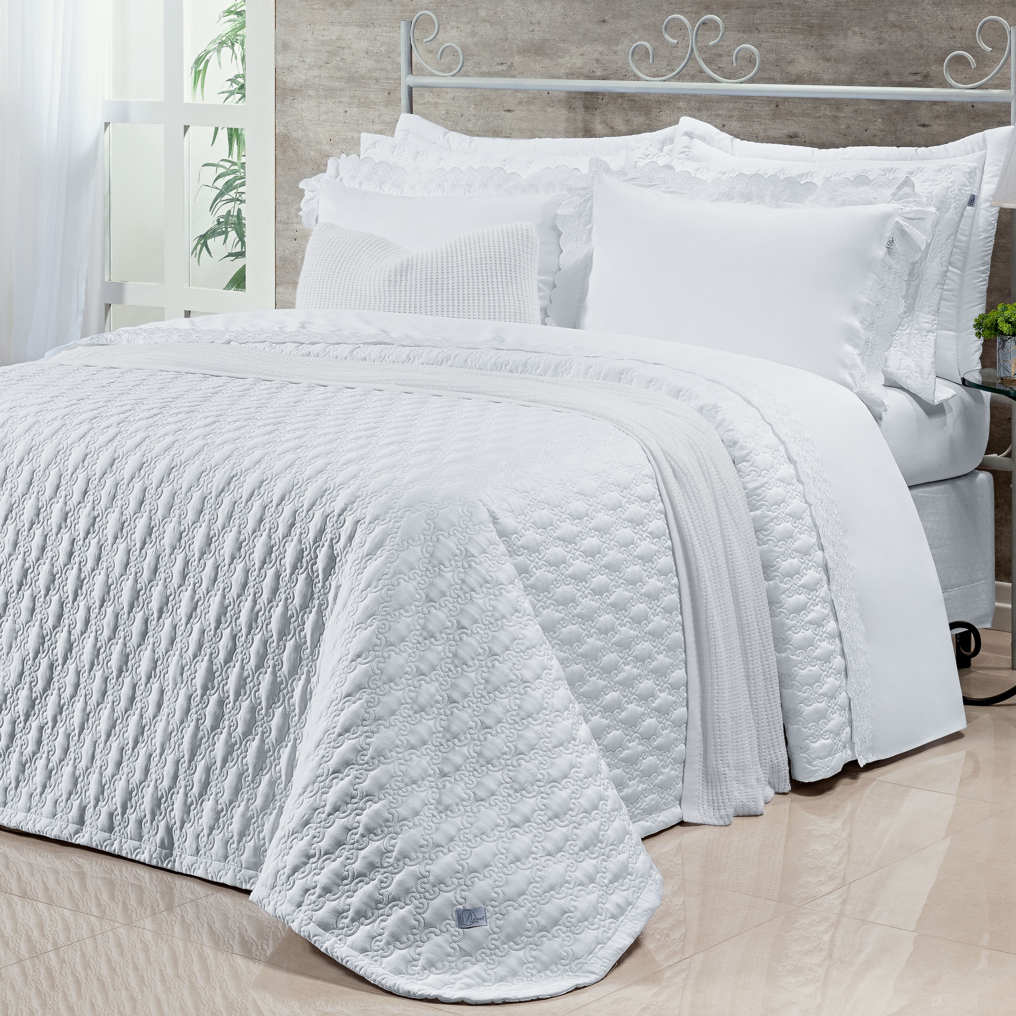 COBRE LEITO KING GENEBRA 3 PEÇAS - 400 FIOS EGIPCIOS foto adicional 3