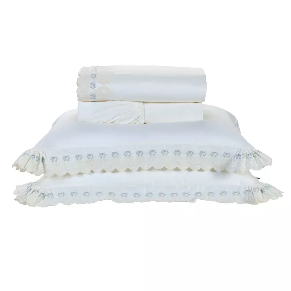 JOGO DE CAMA CASAL GENEBRA 04 PEÇAS - 400 FIOS EGIPCIOS foto adicional 9