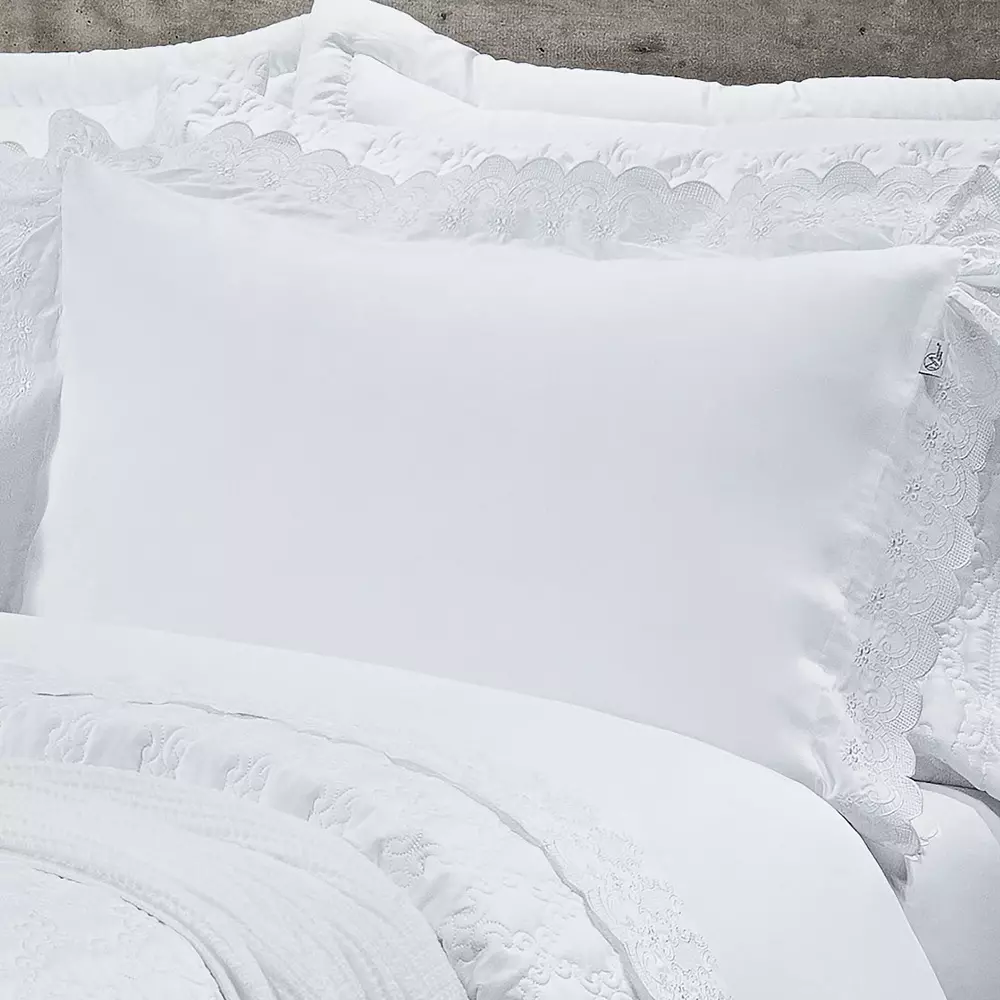 JOGO DE CAMA KING GENEBRA 04 PEÇAS - 400 FIOS EGIPCIOS foto adicional 3