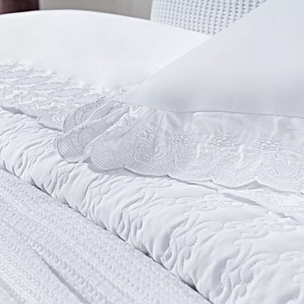 JOGO DE CAMA KING GENEBRA 04 PEÇAS - 400 FIOS EGIPCIOS foto adicional 5