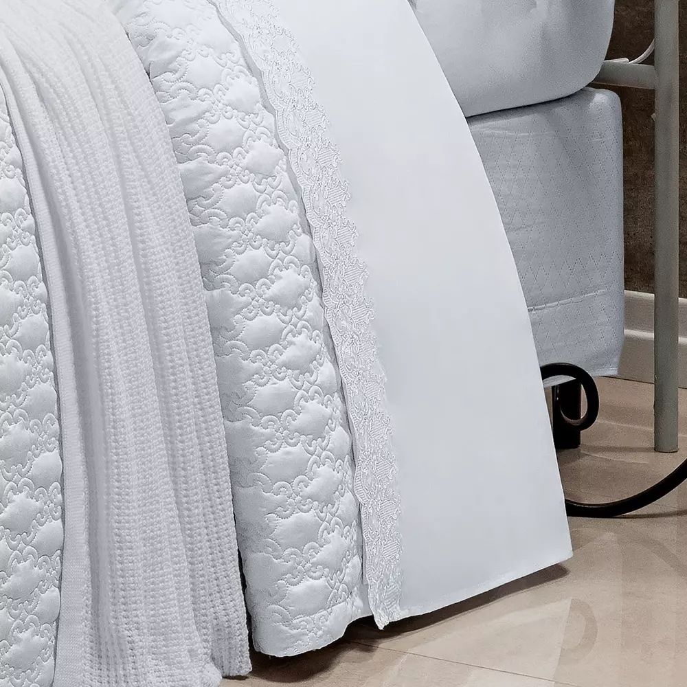 JOGO DE CAMA QUEEN GENEBRA 04 PEÇAS - 400 FIOS EGIPCIOS foto adicional 3