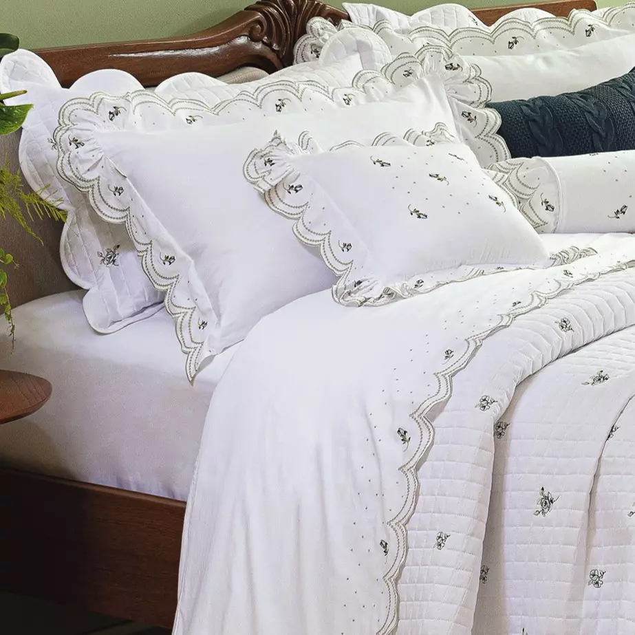 JOGO DE CAMA QUEEN ESSENZA 4 PEÇAS  - PERCAL 300 FIOS ACETINADOS foto adicional 3