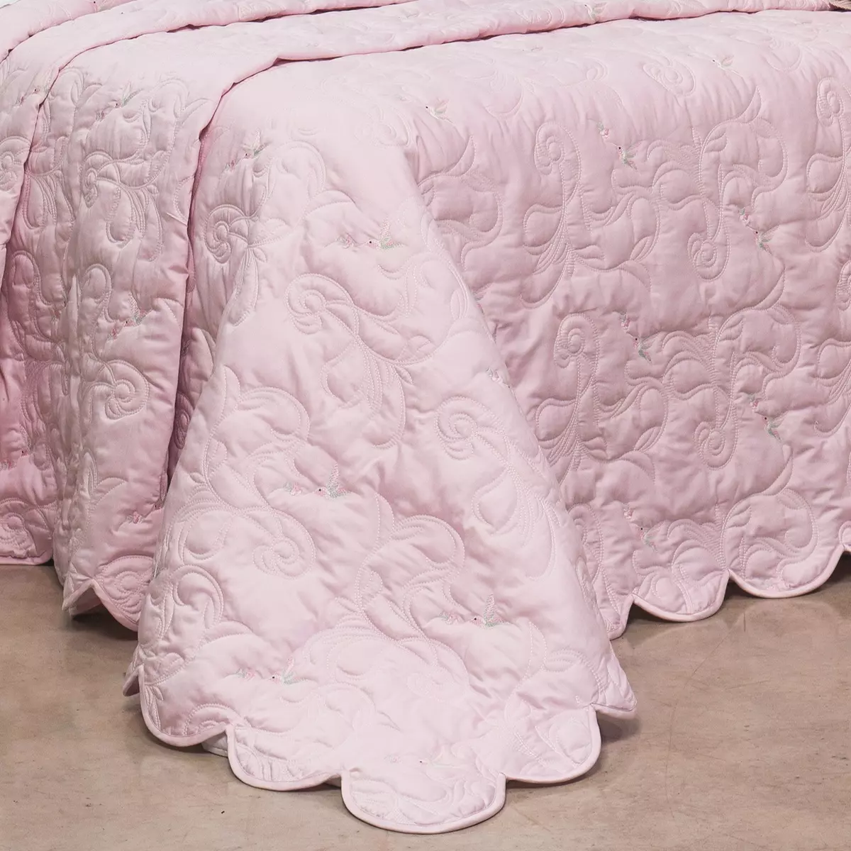 COBRE LEITO KING FLORIAN 03 PEÇAS - 400 FIOS EGIPCIOS foto adicional 1