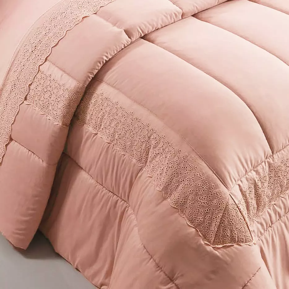 KIT EDREDOM QUEEN VALERIE 03 PEÇAS  - PERCAL 300 FIOS ACETINADOS foto adicional 5