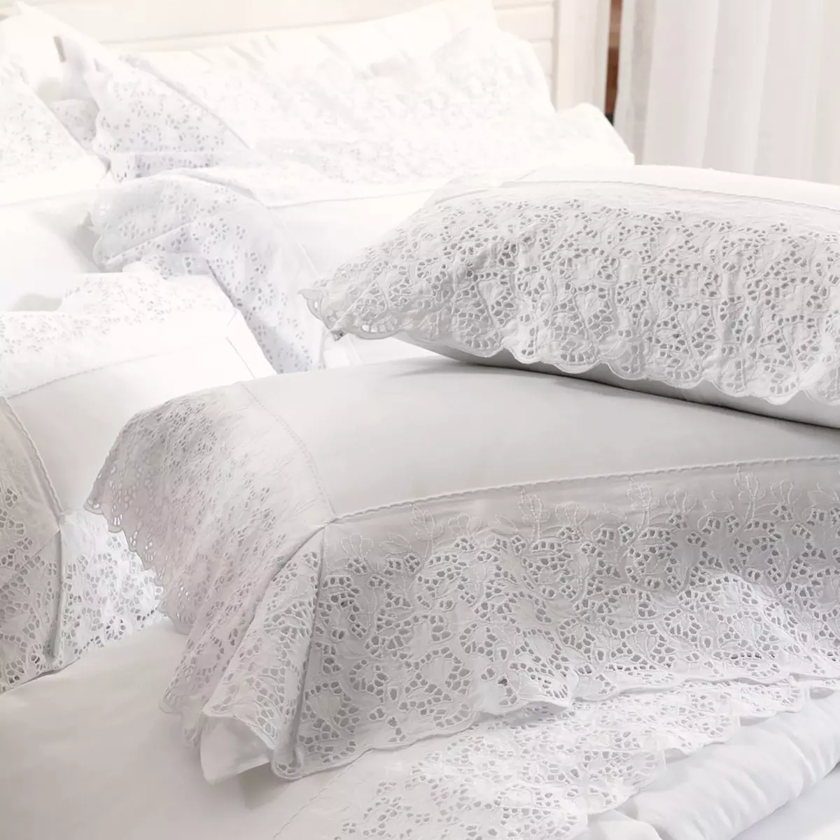 KIT EDREDOM QUEEN VALERIE 03 PEÇAS  - PERCAL 300 FIOS ACETINADOS foto adicional 6