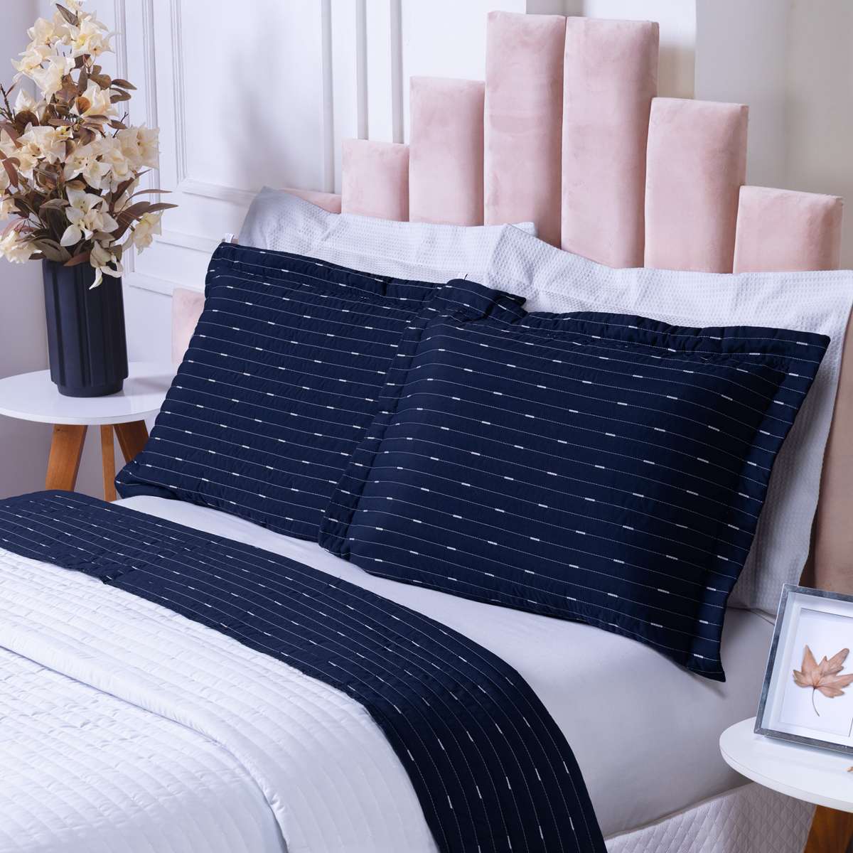 COBRE LEITO CASAL DAKAR 3 PEÇAS - HIPERCAL -200 FIOS foto adicional 5