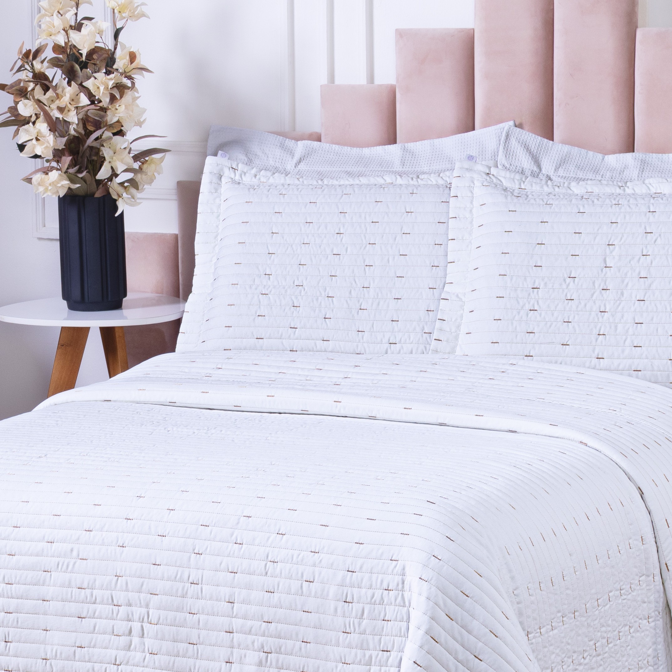 COBRE LEITO CASAL DAKAR 3 PEÇAS - HIPERCAL -200 FIOS foto adicional 7